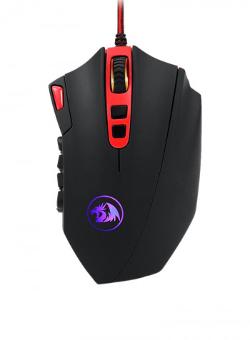 Programmable MMO Gaming Mouse Black