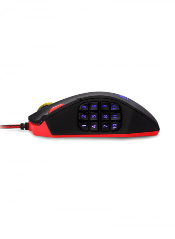 Programmable MMO Gaming Mouse Black