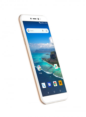 هاتف X ببطاقة SIM مزدوجة وذاكرة رام 1 جيجابايت وذاكرة داخلية 16 جيجابايت ويدعم تقنية 4G LTE، لون ذهبي