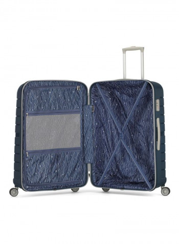 Voyager Luggage Trolley 30 Inch Blue/Silver/Black