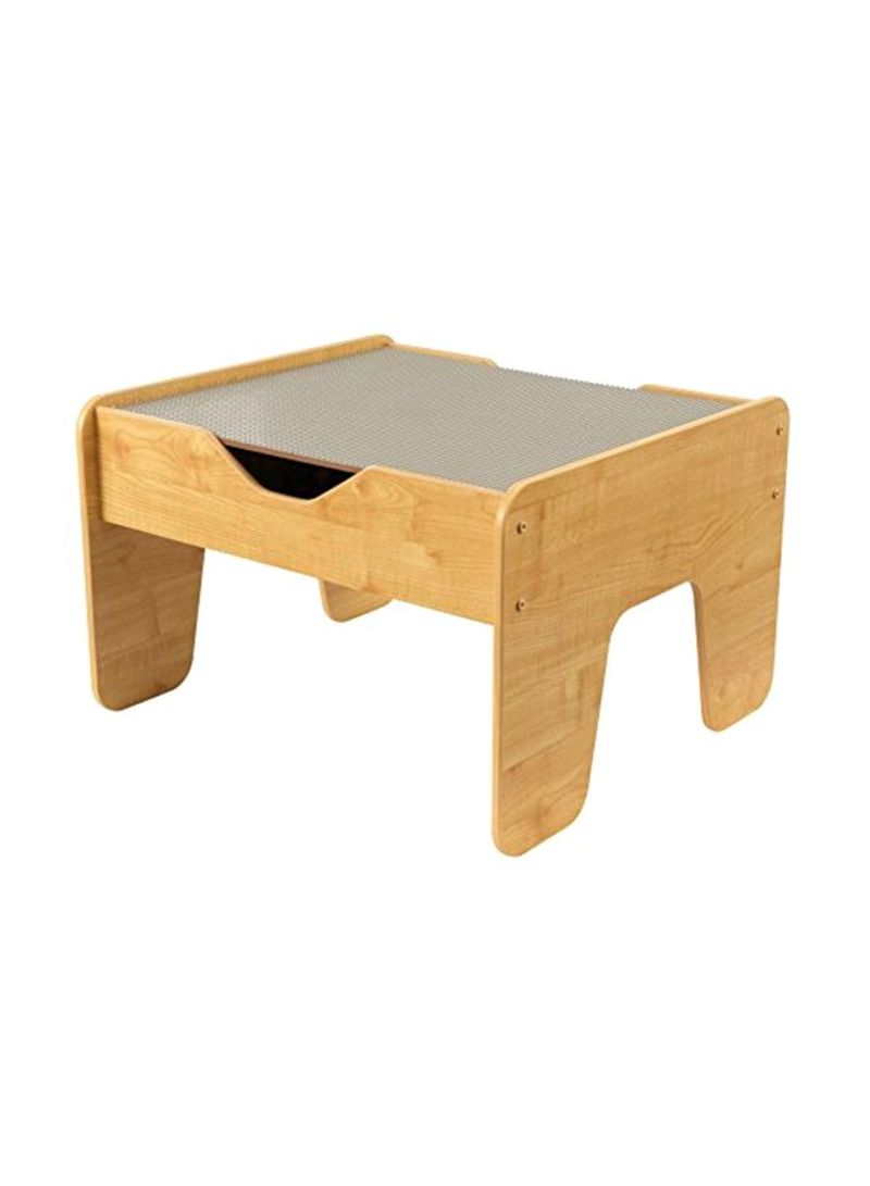 2-In-1 Activity Table With Board Yellow/Grey
