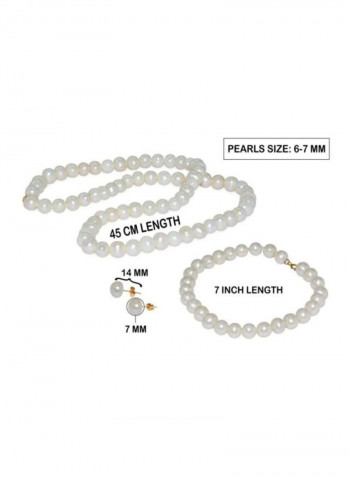 4-Piece 10 Karat Gold Jewellery Set