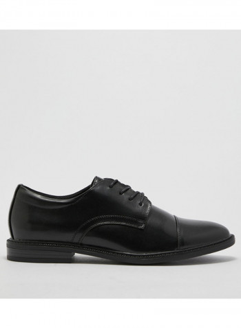 Lace Up Oxford Shoes Black