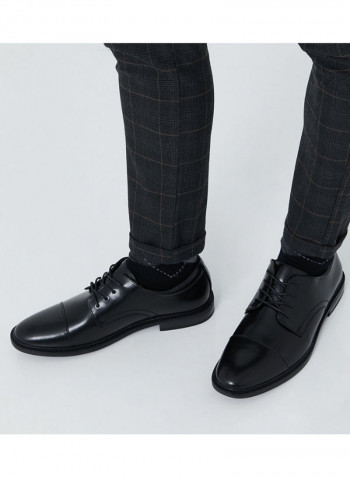Lace Up Oxford Shoes Black