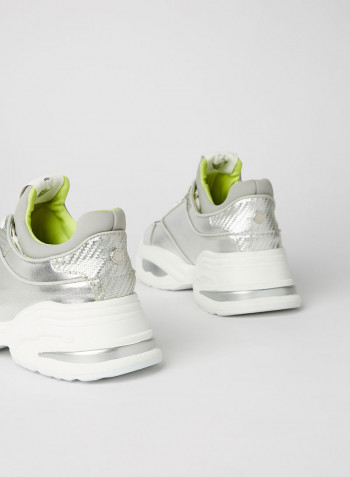 Fez Low Top Sneakers Silver