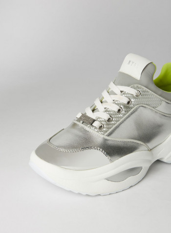 Fez Low Top Sneakers Silver