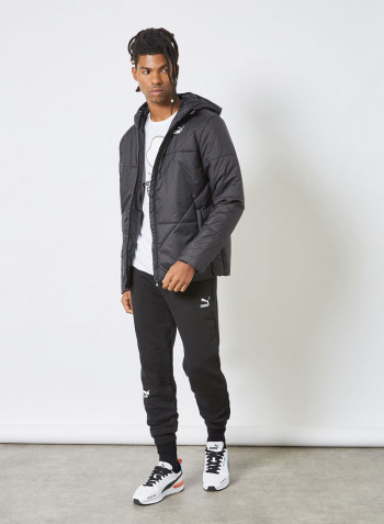 PUMA CLUB Graphic Sweatpants Black