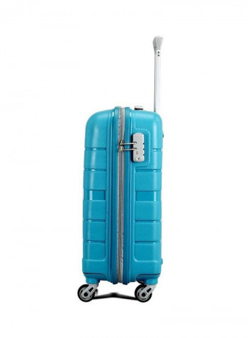 Voyager Luggage Trolley 30 Inch Blue/Silver/Black