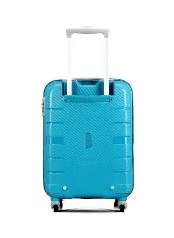 Voyager Luggage Trolley 30 Inch Blue/Silver/Black