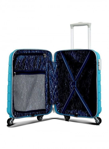 Voyager Luggage Trolley 30 Inch Blue/Silver/Black