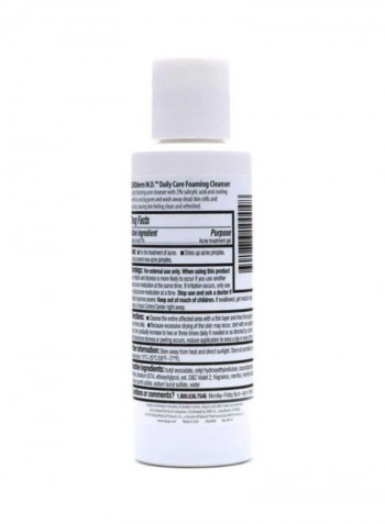 Clenziderm MD Daily Care Foaming Cleanser 118ml