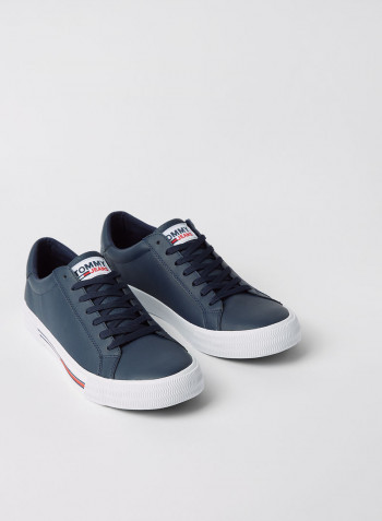 Essential Lace-Up Sneakers Twilight Navy