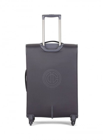 Westminster 4-Wheel Softside Luggage Trolley 31-Inch Grey