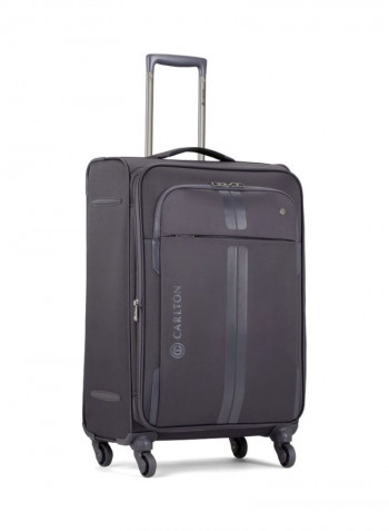 Westminster 4-Wheel Softside Luggage Trolley 31-Inch Grey