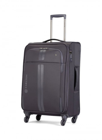 Westminster 4-Wheel Softside Luggage Trolley 31-Inch Grey