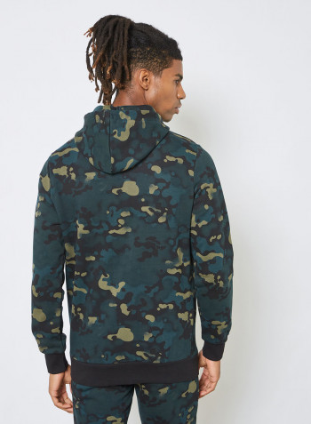 Classics Graphics Camo AOP Hoodie Green