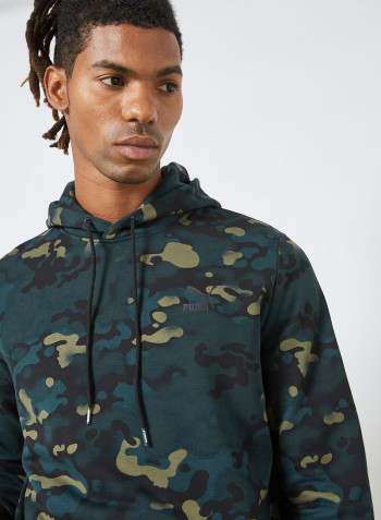 Classics Graphics Camo AOP Hoodie Green