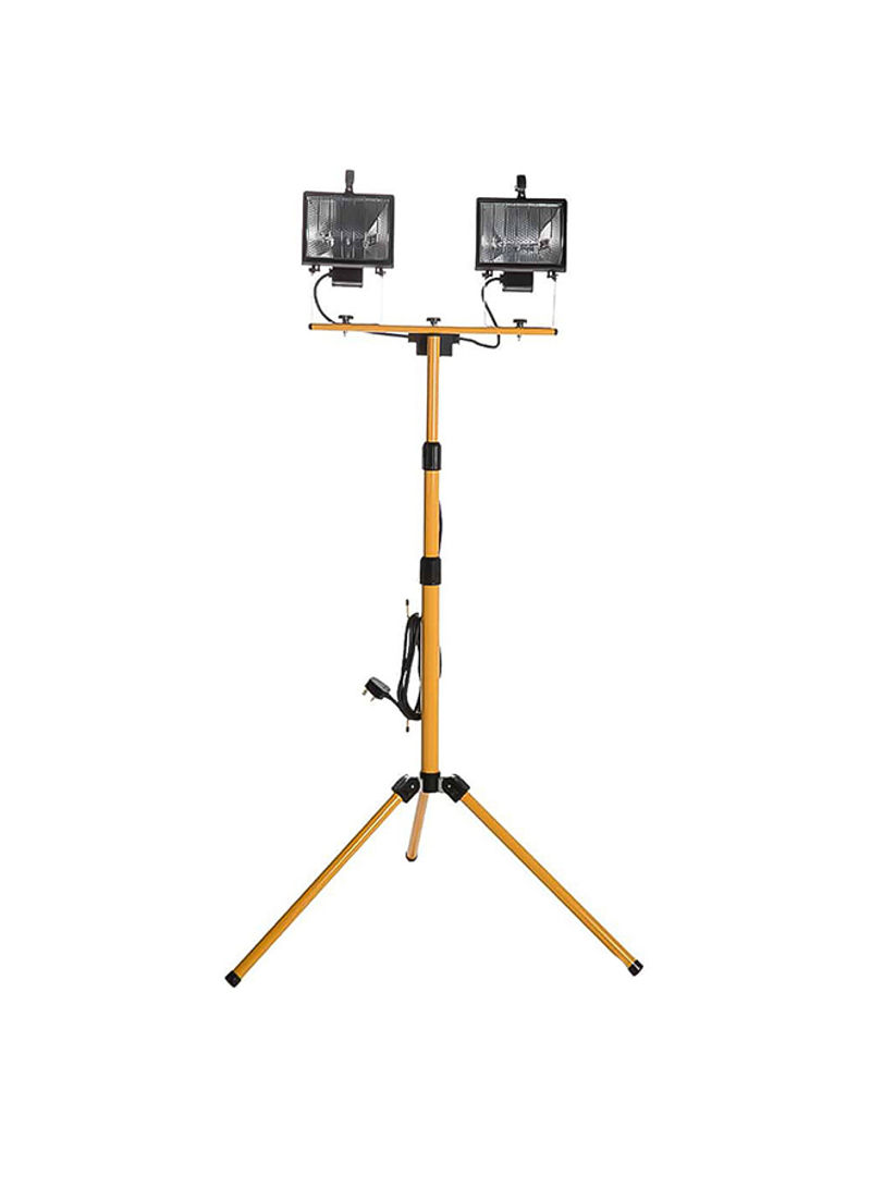 Flood Light With Tripod Stand Brown/Black 91millimeter