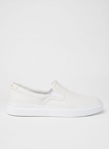 Grand Pro Rally Slip-Ons White