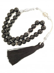 Islamic Prayer Beads Natural Onyx With Tassel