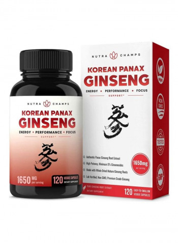 Korean Panax Ginseng 1650 Mg