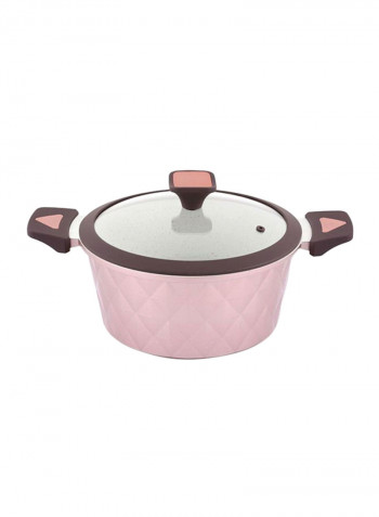 15-Piece Viola Cookware Set Rose Gold/White
