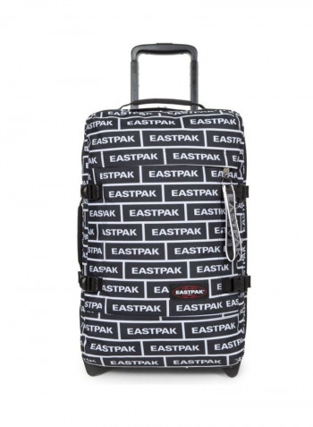 Traverz Cabin Lugage Trolley 20-Inches Black/White