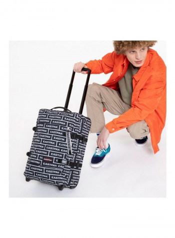 Traverz Cabin Lugage Trolley 20-Inches Black/White