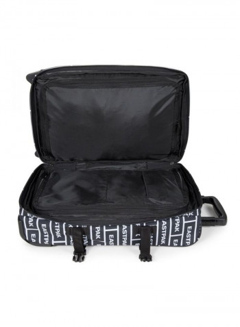 Traverz Cabin Lugage Trolley 20-Inches Black/White