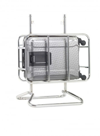 Hardside Luggage Trolley Silver