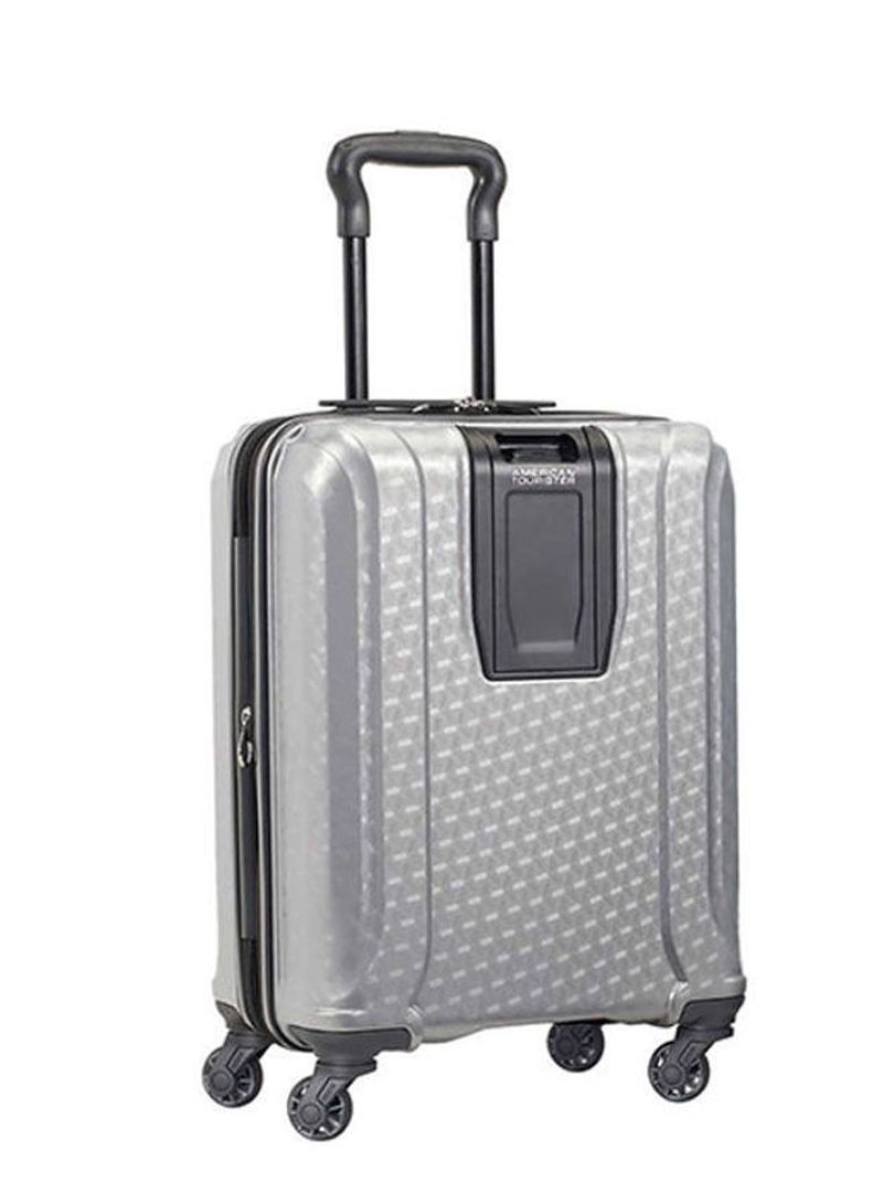 Hardside Trolley Luggage Set With USB Outlet  Silver