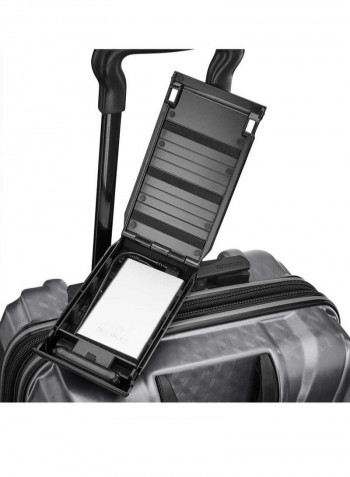 Hardside Trolley Luggage Set With USB Outlet  Silver
