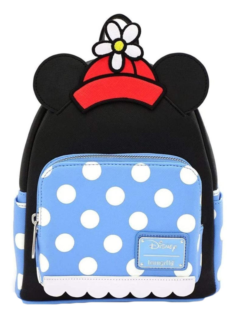 Minnie Mouse Polka Dot Printed Backpack 11.5-Inch Multicolour