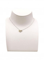 925 Sterling Silver Plated Heart Pendant Necklace