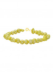18 Karat Gold With Pearls Luxury Pet Collar Bracelet