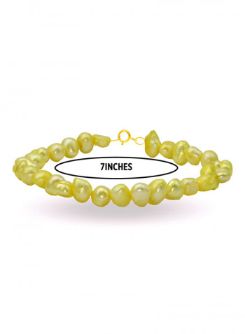 18 Karat Gold With Pearls Luxury Pet Collar Bracelet