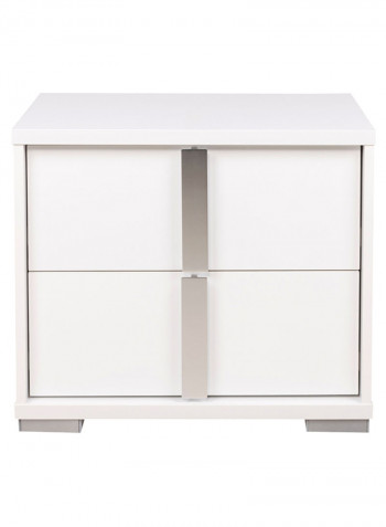 Picasso 2-Drawer Nightstand White