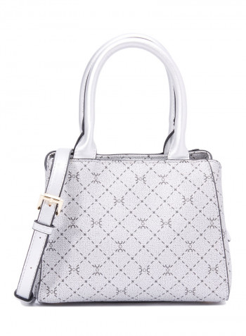 Printed Tote Bag Silver