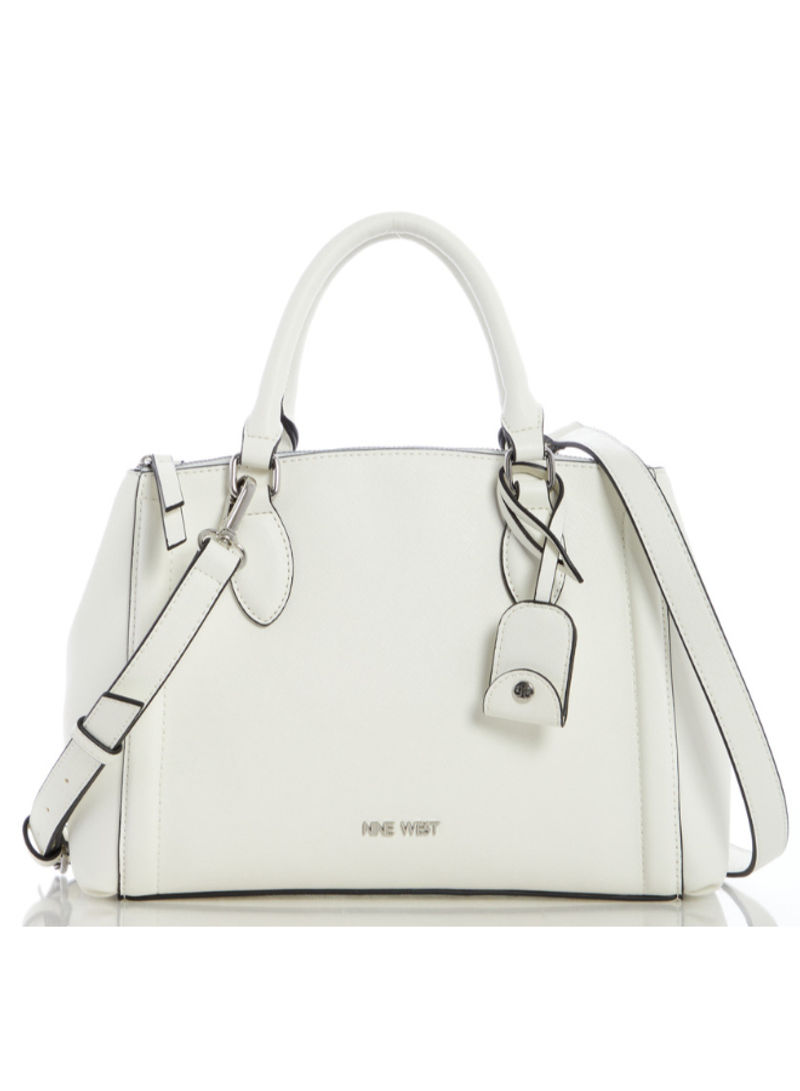 Stylish And Durable Colby Satchel Bag White