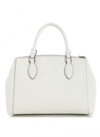Stylish And Durable Colby Satchel Bag White