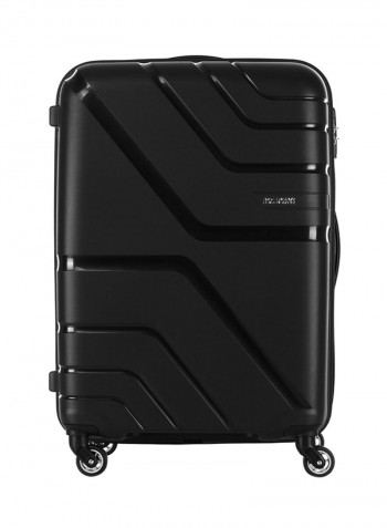 Upland Hard Medium Luggage Trolley Bag Black