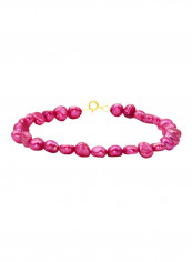 18 Karat Gold With Pearls Luxury Pet Collar Bracelet