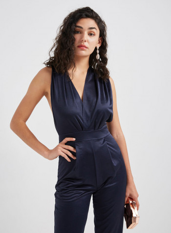 Classic Style Multiway Jumpsuit Navy