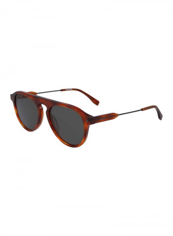 Men's Full Rim Acetate Oval Sunglasses - Lens Size: 53 mm