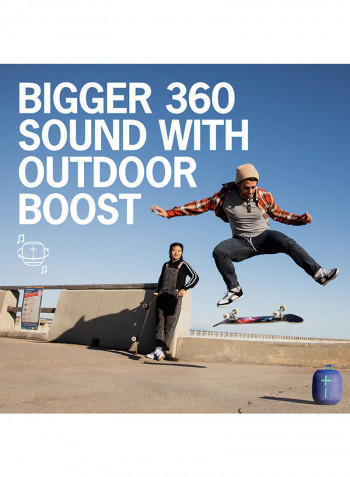 Wonderboom 2 Portable Wireless Bluetooth Speaker Deep Space Black
