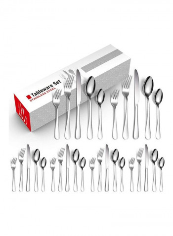 30-Piece Cutlery Set Silver