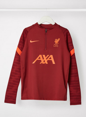 Older Kids Liverpool F.C. Strike Football Drill Top Red