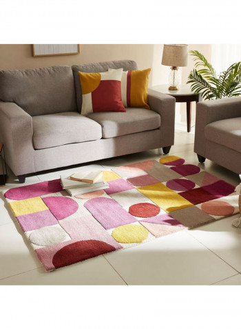 Vivid Hand-Tufted Wool Rug Multicolour 120x170cm