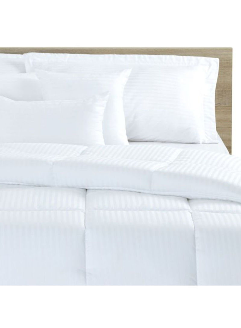 7-Piece Hamilton Biab Comforter Set Cotton White