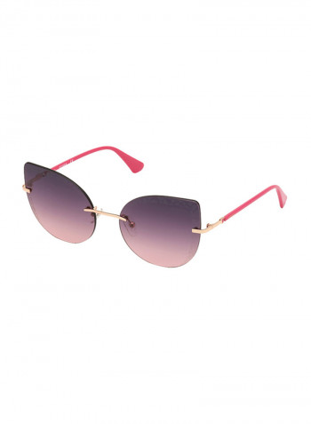 Women's UV Protection Rimless Sunglasses - Lens Size: 57 mm